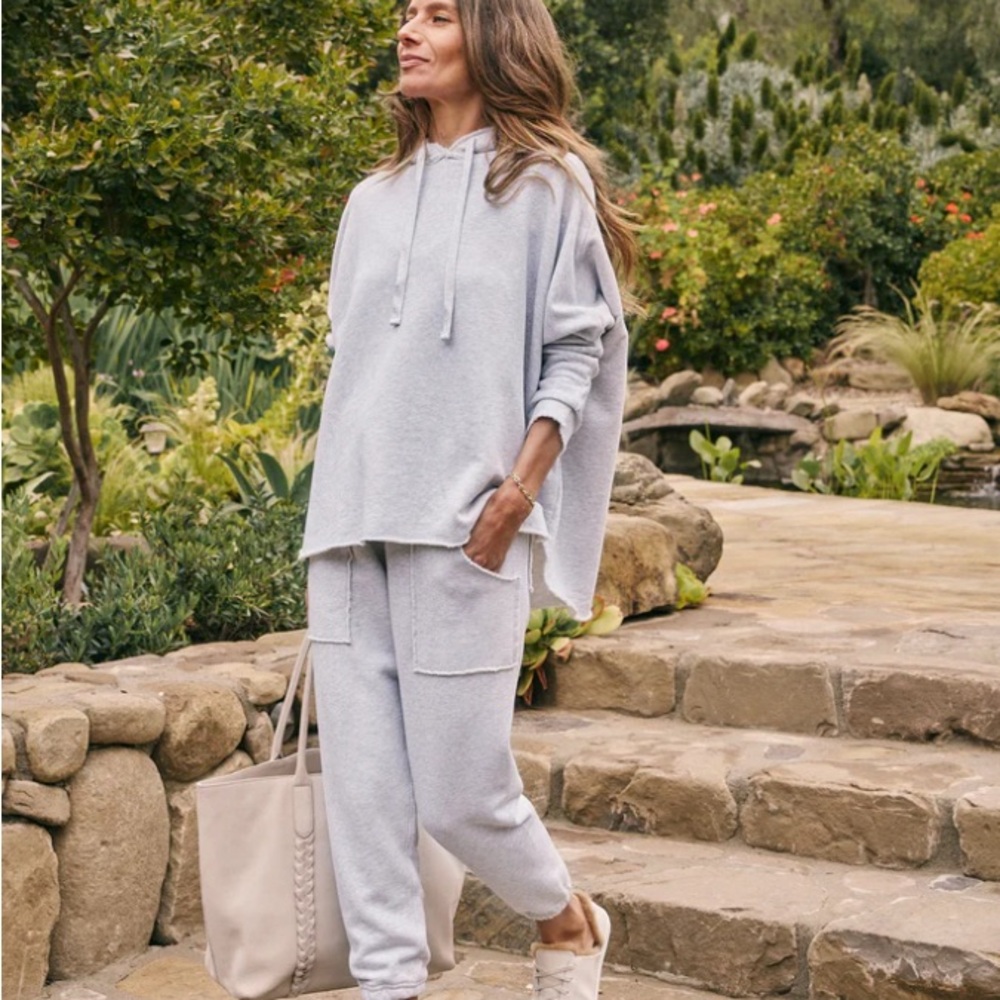 Cozy Light Gray Hoodie and Jogger Set